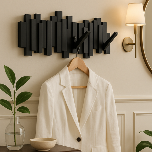 Piano-Inspired Coat Rack-TidyHome