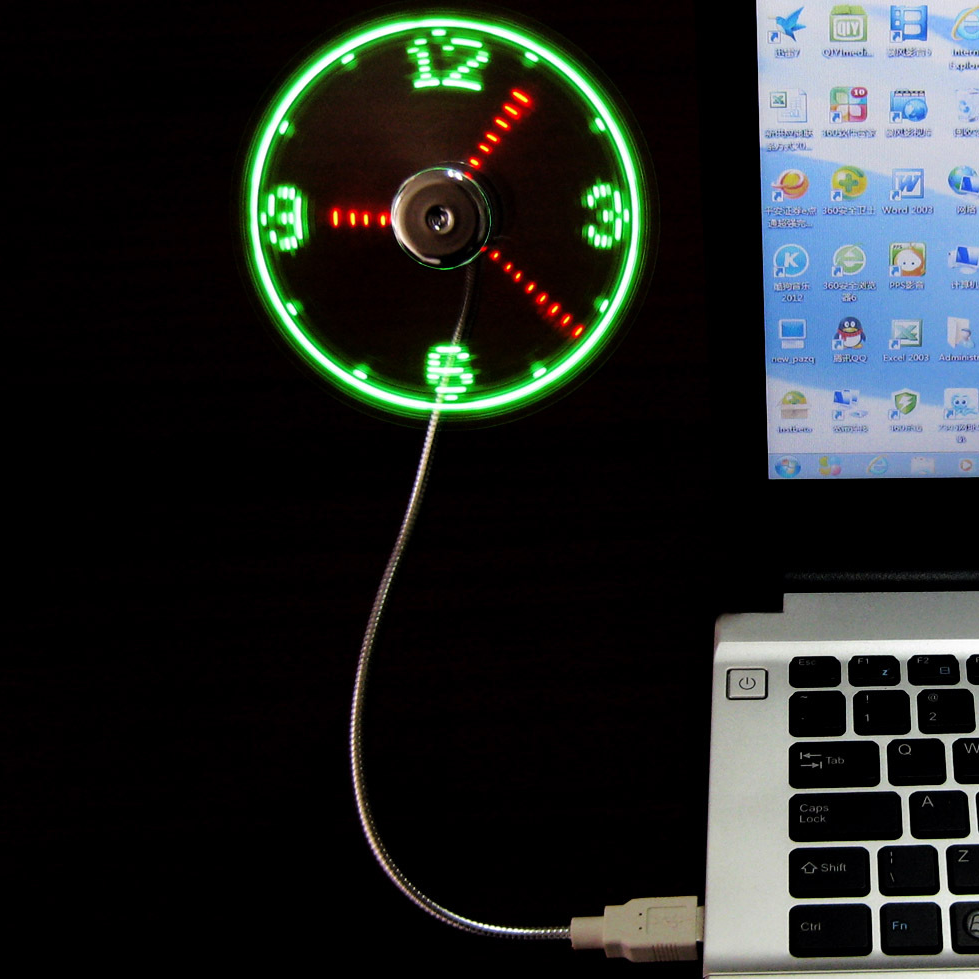 Mini Clock Fan