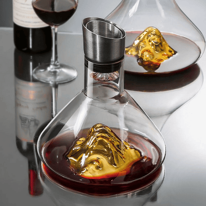 Crystal Cascade Wine Carafe-Decanter-TidyHome